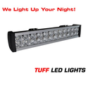Tuff LED Lights Off Road 4x4 Jeep 20" Inch LED Light Bar - 72 Watt - 4000 Lumen Better Then Rigid E Series Polaris Ra...