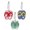 Flip Flops Shower Curtain Hooks - set of 12. Powered by RebelMouse
