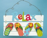 Relax Tropical Sign Flip Flops, Beach & Nautical Accent. Powered by RebelMouse