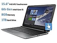 HP Pavilion 15t 15.6-Inch Touchscreen Laptop (6th Gen Intel Core i5-6200u Processor, 8GB DDR3L RAM, 1TB HDD, Windows ...