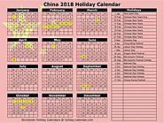 Know the key dates of the Chinese Holiday Calendar.