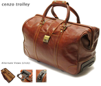 CENZO BAGS Leather Trolley