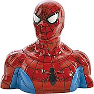 Westland Giftware Ceramic Cookie Jar, Spider-Man, Multicolor