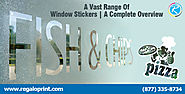 A Vast Range Of Window Stickers | A Complete Overview - Stickers Printing Solutions : powered by Doodlekit