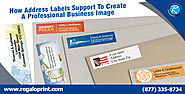 Labels Printing Service — How Address Labels Support To Create A Professional Business Image