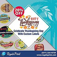 Celebrate Thanksgiving Day With Custom Labels | RegaloPrint