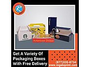Get A Variety Of Packaging Boxes With Free Delivery – RegaloPrint