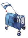Fresh Air Pet Stroller, Blue