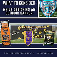 Things to Consider While Designing an Outdoor Banner
