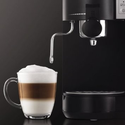 KRUPS XP160050 Coffee Maker and Espresso Machine Combination with Milk Frothing Nozzle for Cappuccino, 10-cup, Black
