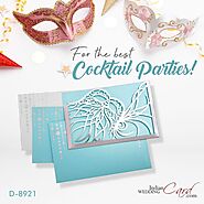 Masquerade Theme Party Invitation Cards