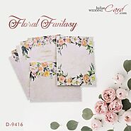 Rose Theme Wedding Invitation Cards