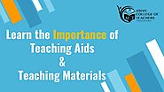 Learn the Use of Teaching Aids and Teaching Materials