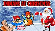 Indians At Christmas | Comedy Jokes In Hindi | Merry Christmas | Maha Mazza