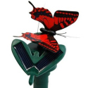 Solar Butterfly Red Swallowtail Flying Fluttering Powered by Sun
