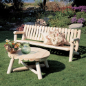 6' Patio Settee- Cedar Looks-Outdoor Living-Patio Furniture-Benches, Loveseats & Settees