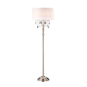 OK-5109f 62-Inch Crystal Silver Floor Lamp