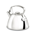 All-Clad E8619964 Stainless Steel Specialty Cookware Tea Kettle, Silver