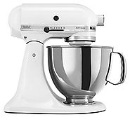 KitchenAid KSM150PSWH 5-Qt. Artisan Series with Pouring Shield - White