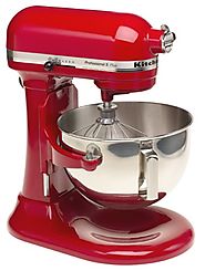KitchenAid KV25GOXER Professional 5 Plus 5-Quart Stand Mixer, Empire Red
