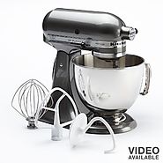 KitchenAid KSM150PSQG Artisan Series with Pouring Shield Mixer, 5-Quart, Liquid Graphite