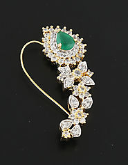 Buy Online Maharashtrian Nath, Nathani, Moti Press Nath, Nose Stud | Anuradha Art Jewellery