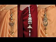 Designer Gold Plated Saree Challa Waist Keyring and keychain