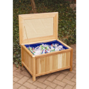 Cedar Storage Bench / Ice Chest with Cushion