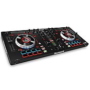 Numark Mixtrack Platinum | 4-channel DJ Controller With 4-deck Layering and Hi-Res Display for Serato DJ