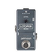 ammoon AP-09 Nano Loop Electric Guitar Effect Pedal Looper True Bypass Unlimited Overdubs 10 Minutes Recording with U...