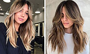 21 Long Hair Curtain Bangs To Look Chic and Trendy in 2023!