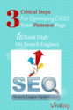 Pinterest Video Tutorial: 3 Critical Steps for Optimizing (SE0) Your Pinterest Page To Rank High On Search Engines