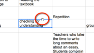 Creating Classroom Discussions with Google Sheets