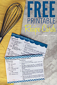 Free Printable Recipe Cards | Passionate Penny Pincher