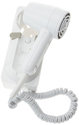 ProVersa JWM6CF Wall Mount Hair Dryer with 2-Speed and 3-Heat Settings, 1600-Watts, White Finish