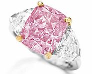The Vivid Pink, a Fancy Vivid Pink diamond, 5.00 carats; Sold for $10,776,660 in 2009