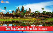 Siem Reap, Cambodia: Great Gate to Angkor