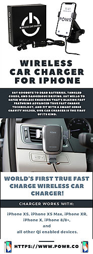 POWR - Wireless Car Charger iPhone