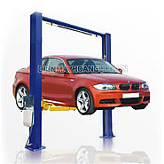 Cầu nâng 2 trụ giằng trên chính hãng giá tốt