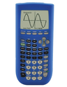 Guerrilla Blue Silicone Case For Texas Instruments TI 84 Plus Graphing Calculator