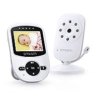 Video Baby Monitor with Night Vision Camera,Two Way Audio System,Temperature Sensor and Large Transmission Range