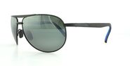 Maui Jim - Leeward Coast - Black With Blue Frame-Neutral Grey Polarized Lenses