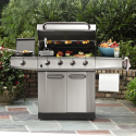 Kenmore 4-Burner LP Grill w/ Steamer* - Outdoor Living - Grills & Outdoor Cooking - Gas Grills