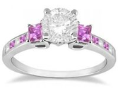Best Pink Sapphire Engagement Rings Princess Cut
