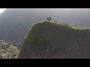 Cabo Verde - Valleys of Santo Antão - drone view in 4K resolution