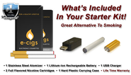 E Cigs Brand - E Cigarette Starter Kit and Free Trial