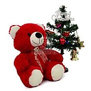 Buy Christmas Tree N Teddy Bear Online - OyeGifts