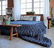 Luxurious, Oversized Knitted Throw