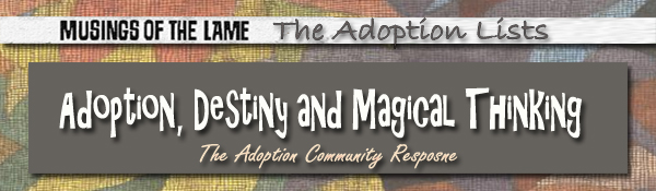 Headline for Adoption, Destiny and Magical Thinking