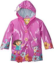 Nickelodeon Little Girls' Dora Raincoat